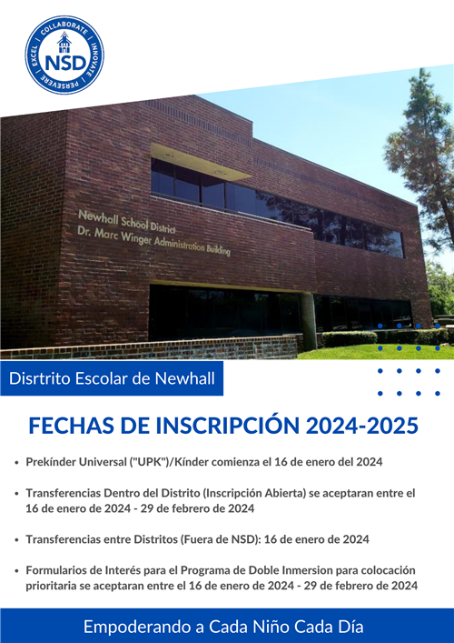 Spanish Enrollment Flyer